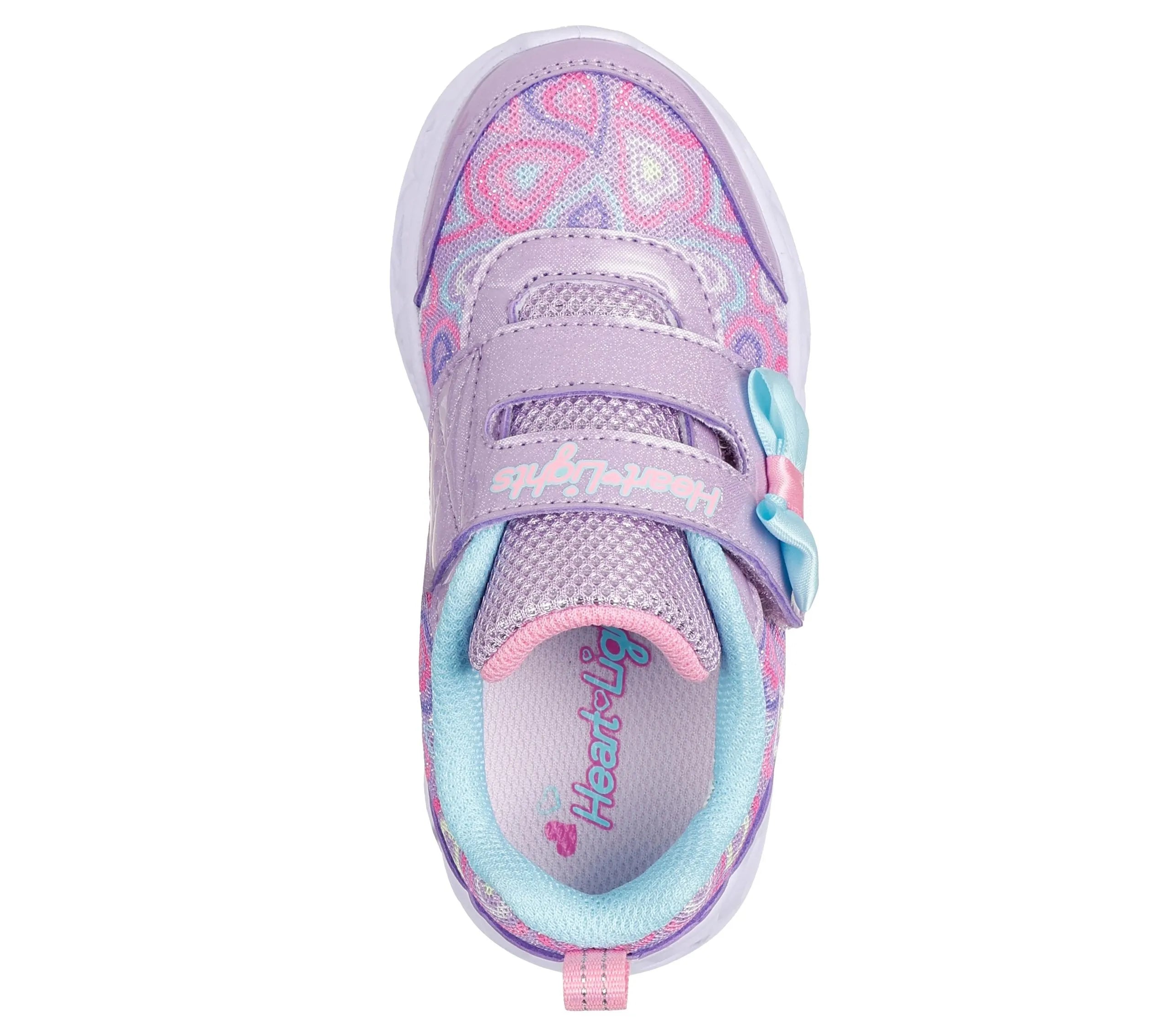 Heart Lights Boogie Land Trainers (Lavender/Multi)