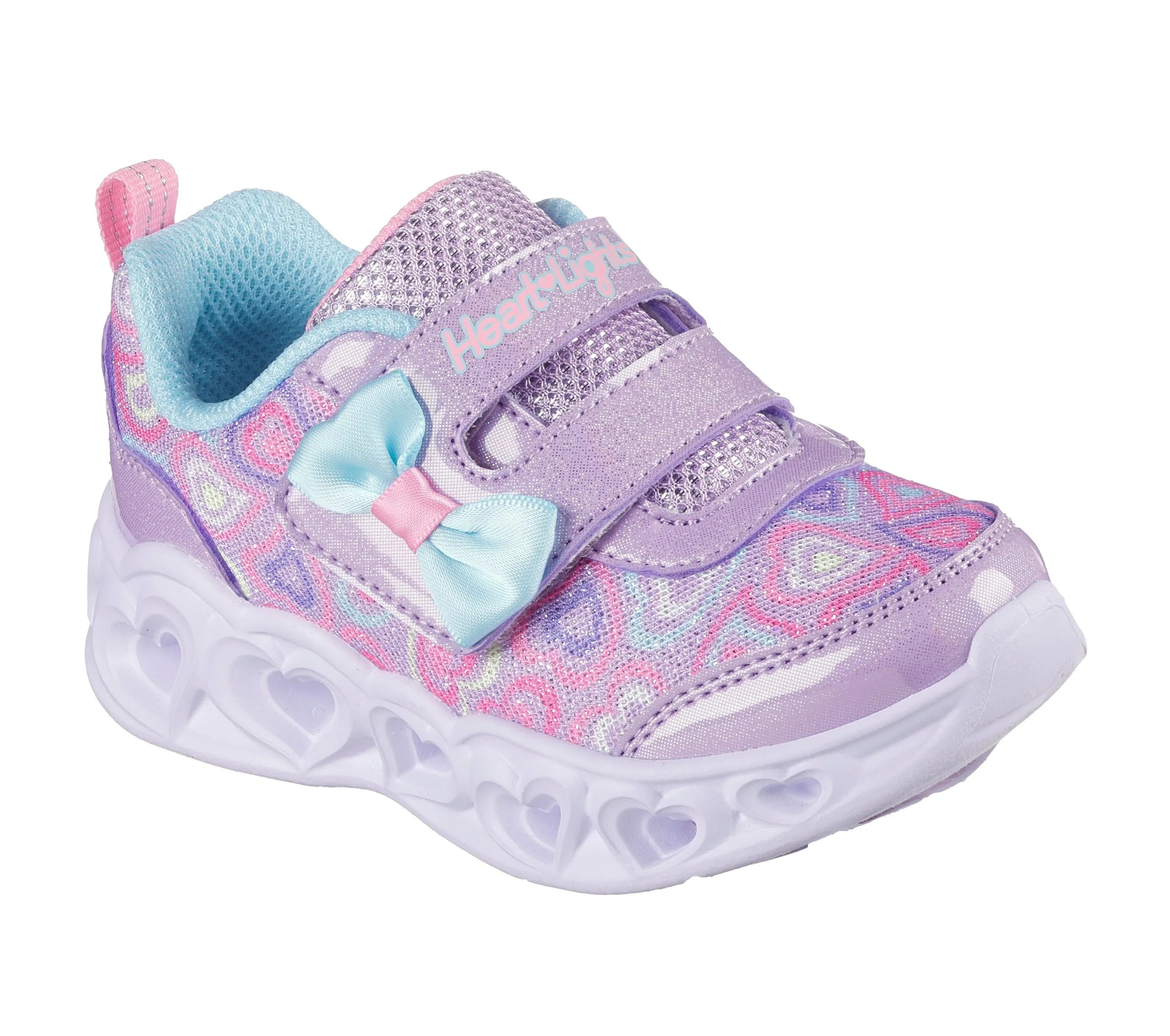 Heart Lights Boogie Land Trainers (Lavender/Multi)