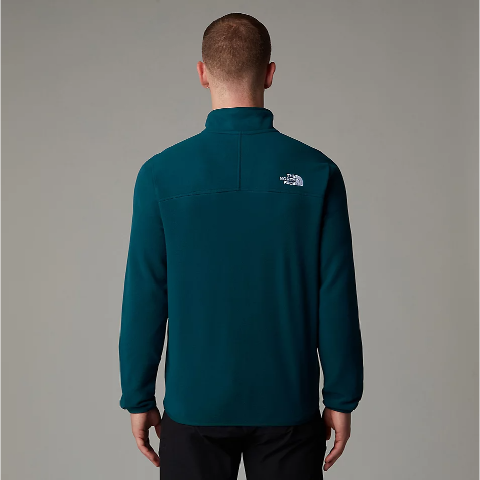 Mens 100 Glacier 1/4 Zip Fleece (Midnight Petrol)