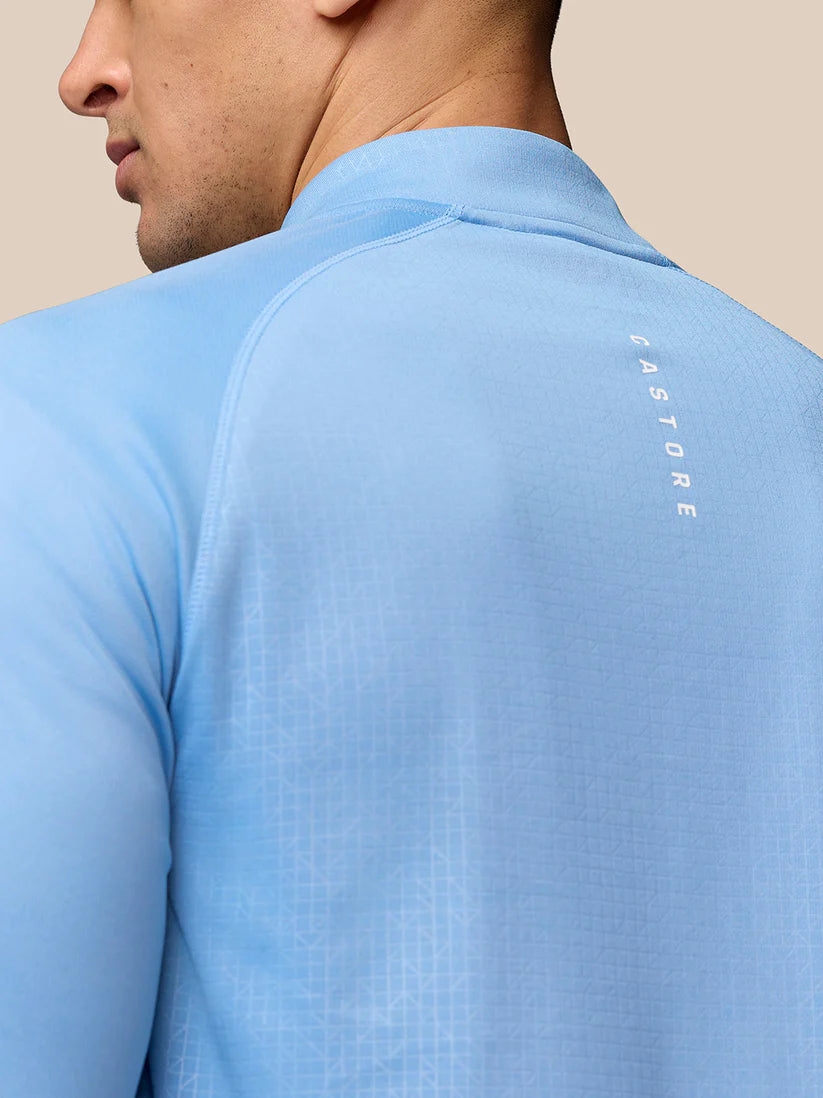 Mens Adapt Training 1/4 Zip Top (Sky Blue)