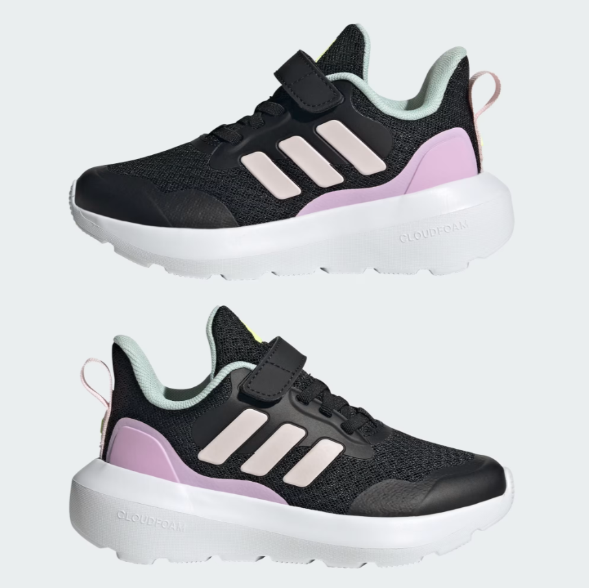 Kids Fortarun 3.0 (Core Black/Clear Mint/Clear Pink)
