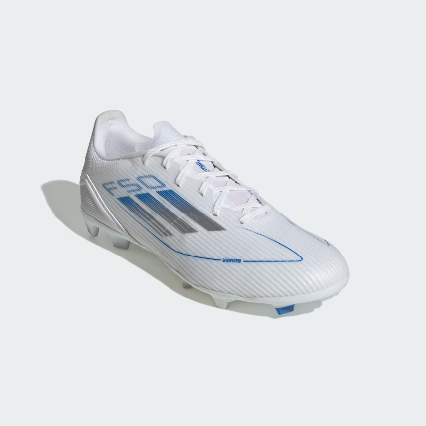 F50 League FG/MG (Cloud White/Silver Metallic/Blue)