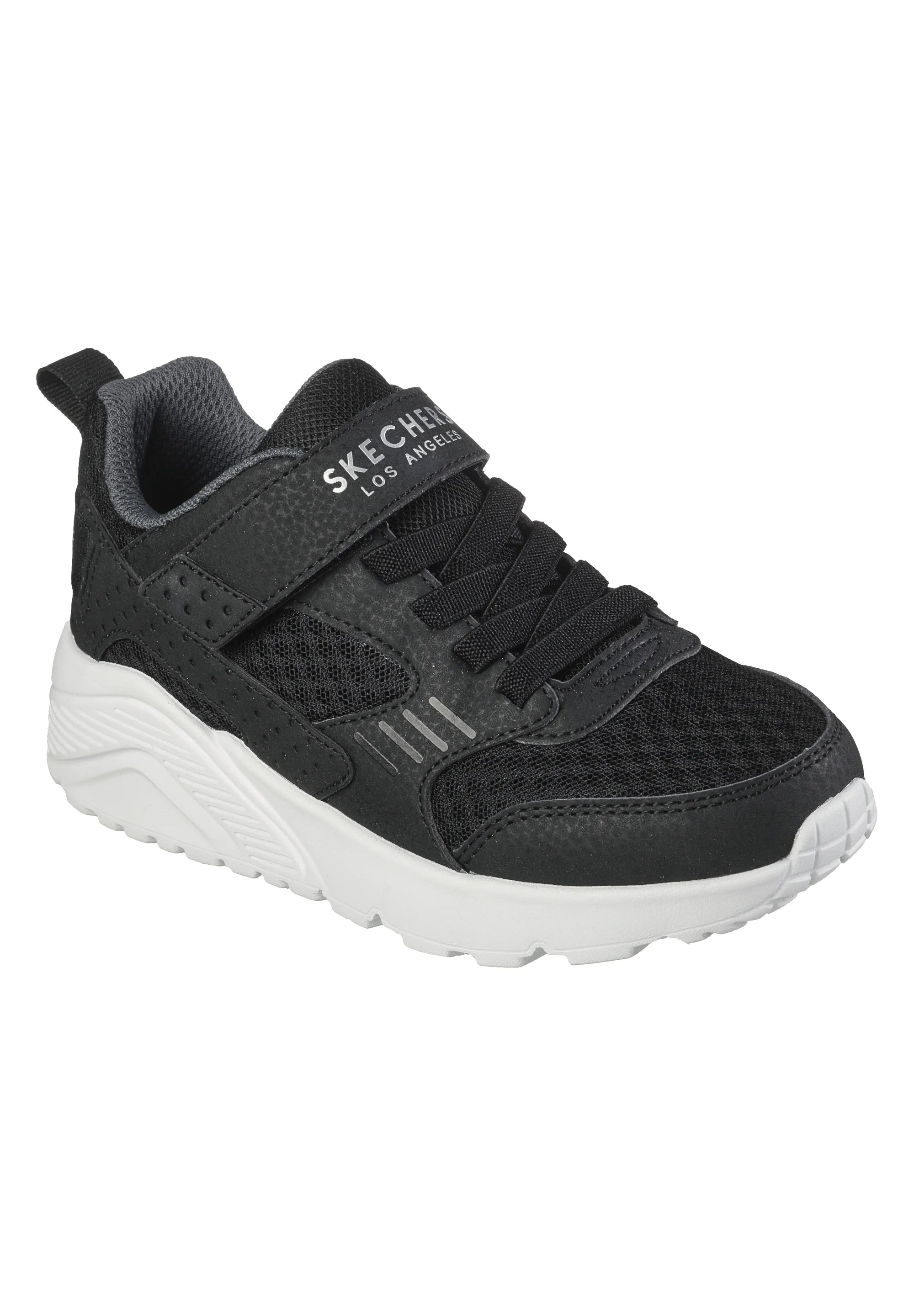 Kids Zelton Trainers (Black/White)