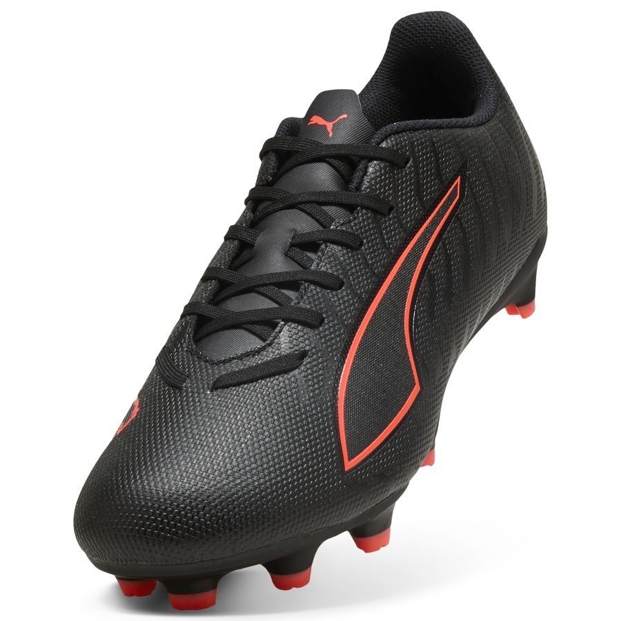 Adults Ultra 6 Play FGAG Football Boots (Black/Red)