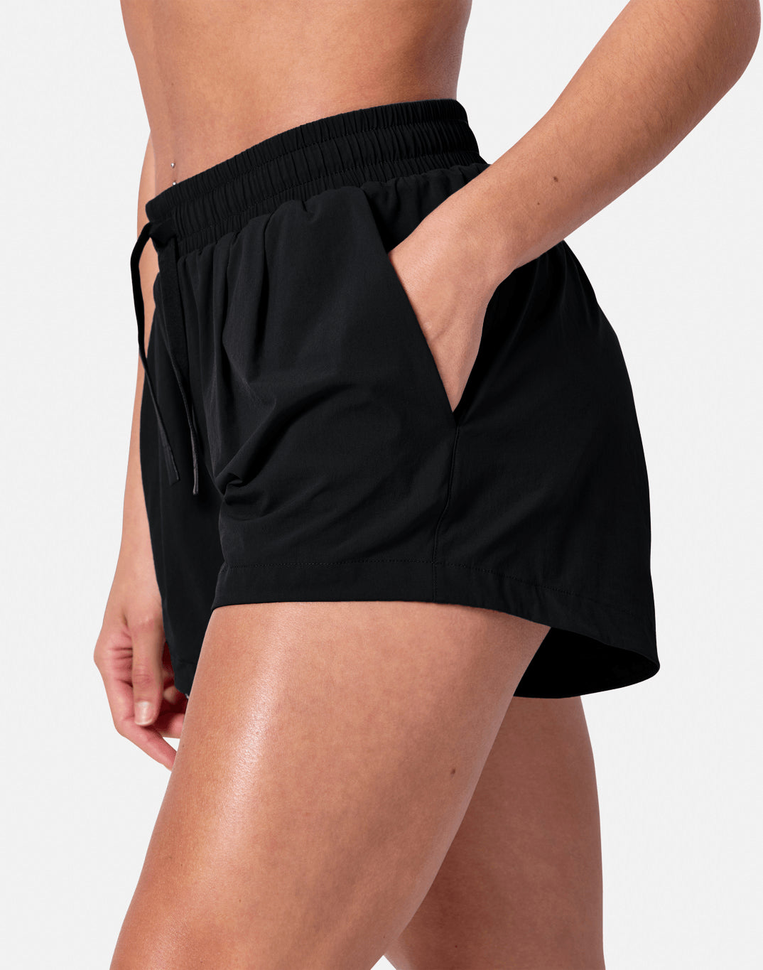 Womens Contender 3" Shorts (Black)