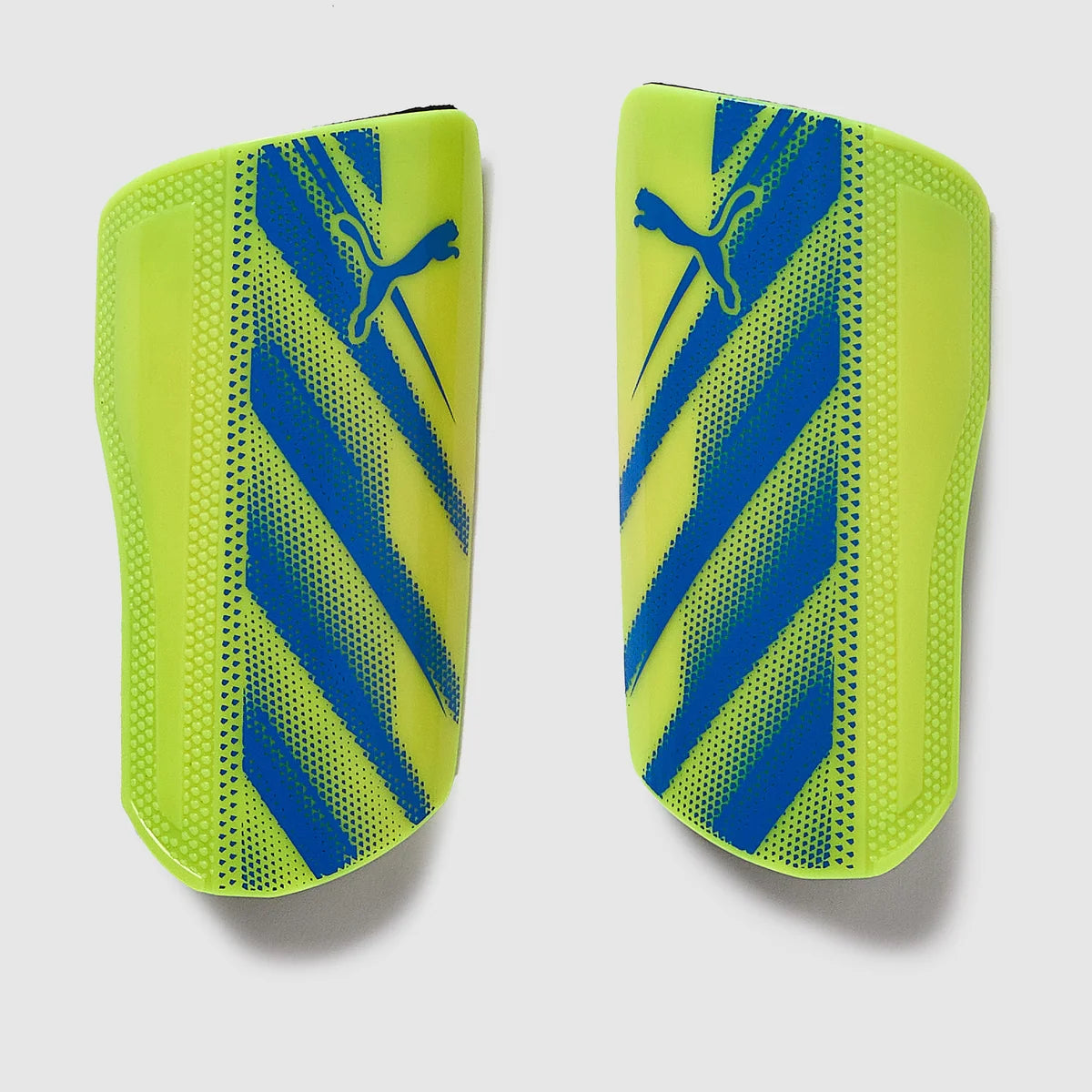 Attacanto Sleeve Shin Gaurds (Lime/Blue)