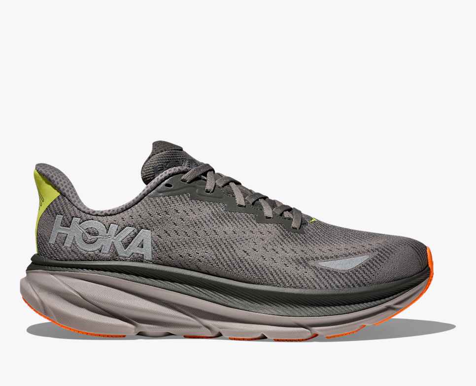Mens Clifton 9 Gore-Tex (Asphalt Grey/Gravel)