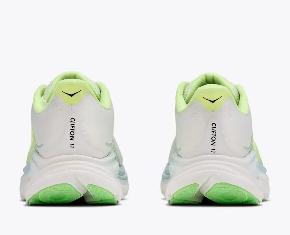 Womens Clifton 11 (Frost/Neon Yuzu)
