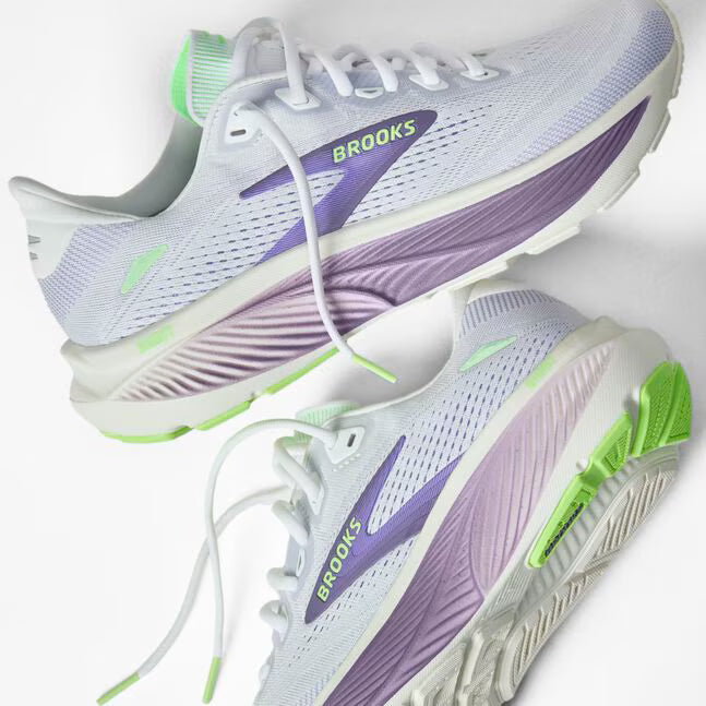 Womens Ghost 18 (White/Purple Hebe/Green)