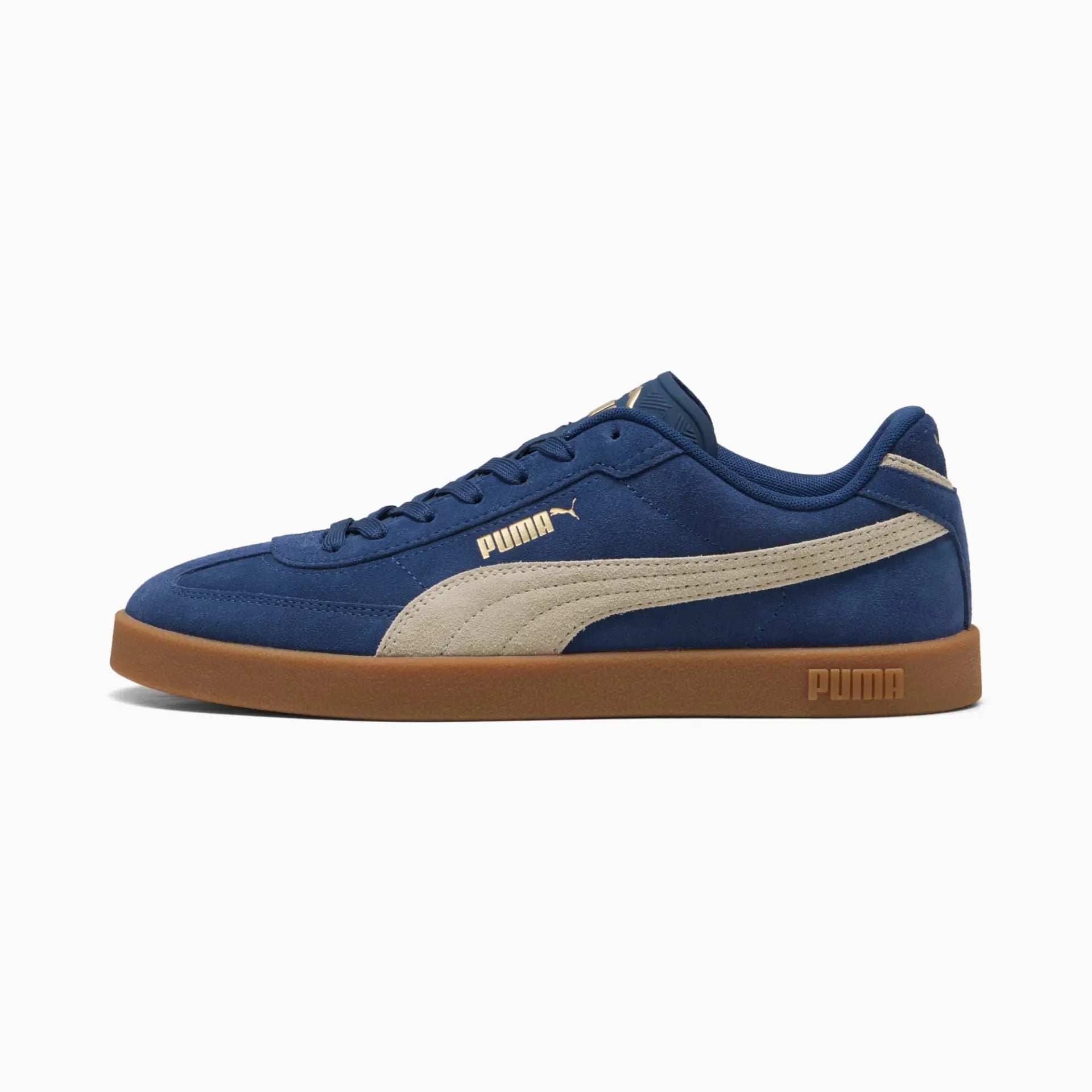 Mens Puma Club II Era Suede (Navy/Beige)