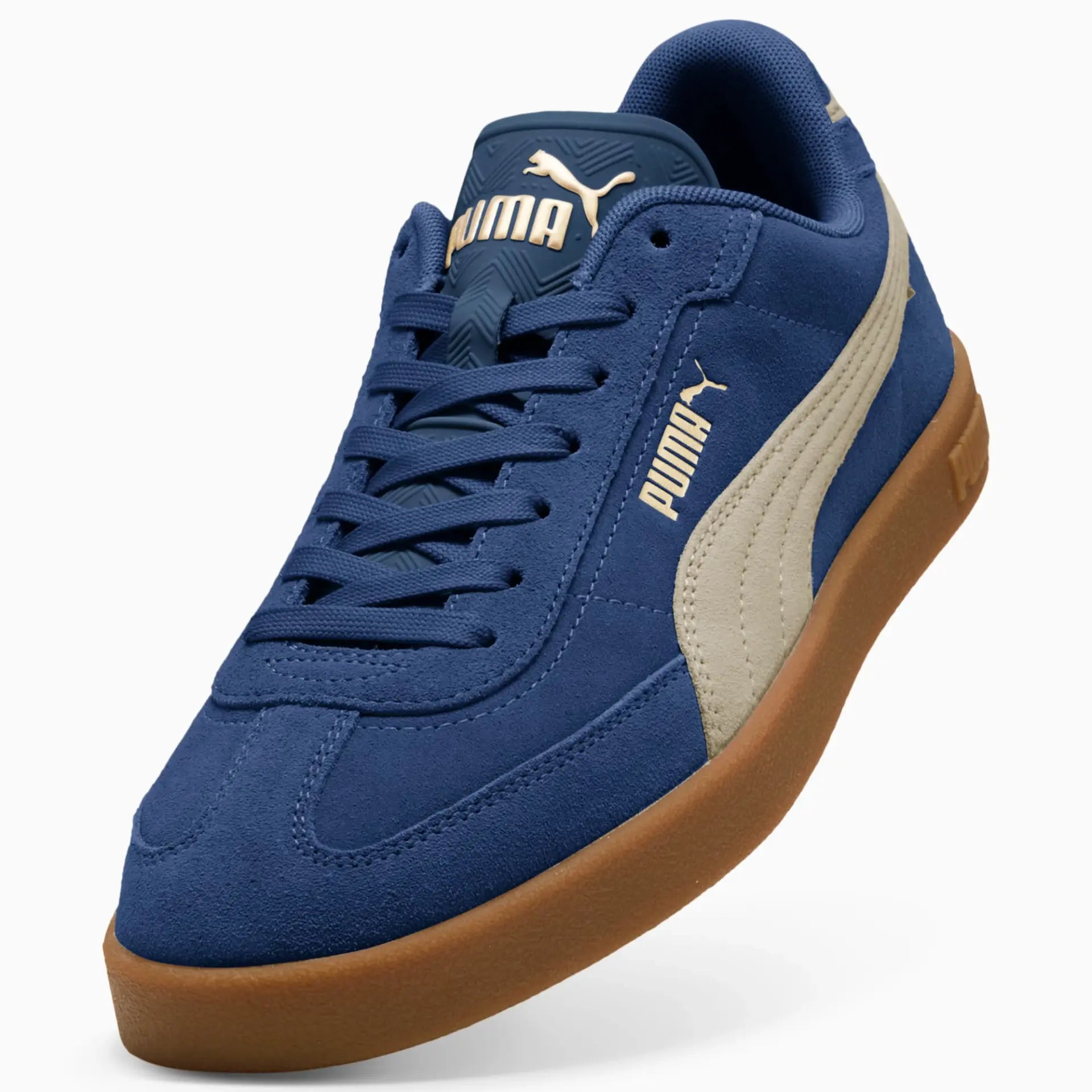 Mens Puma Club II Era Suede (Navy/Beige)