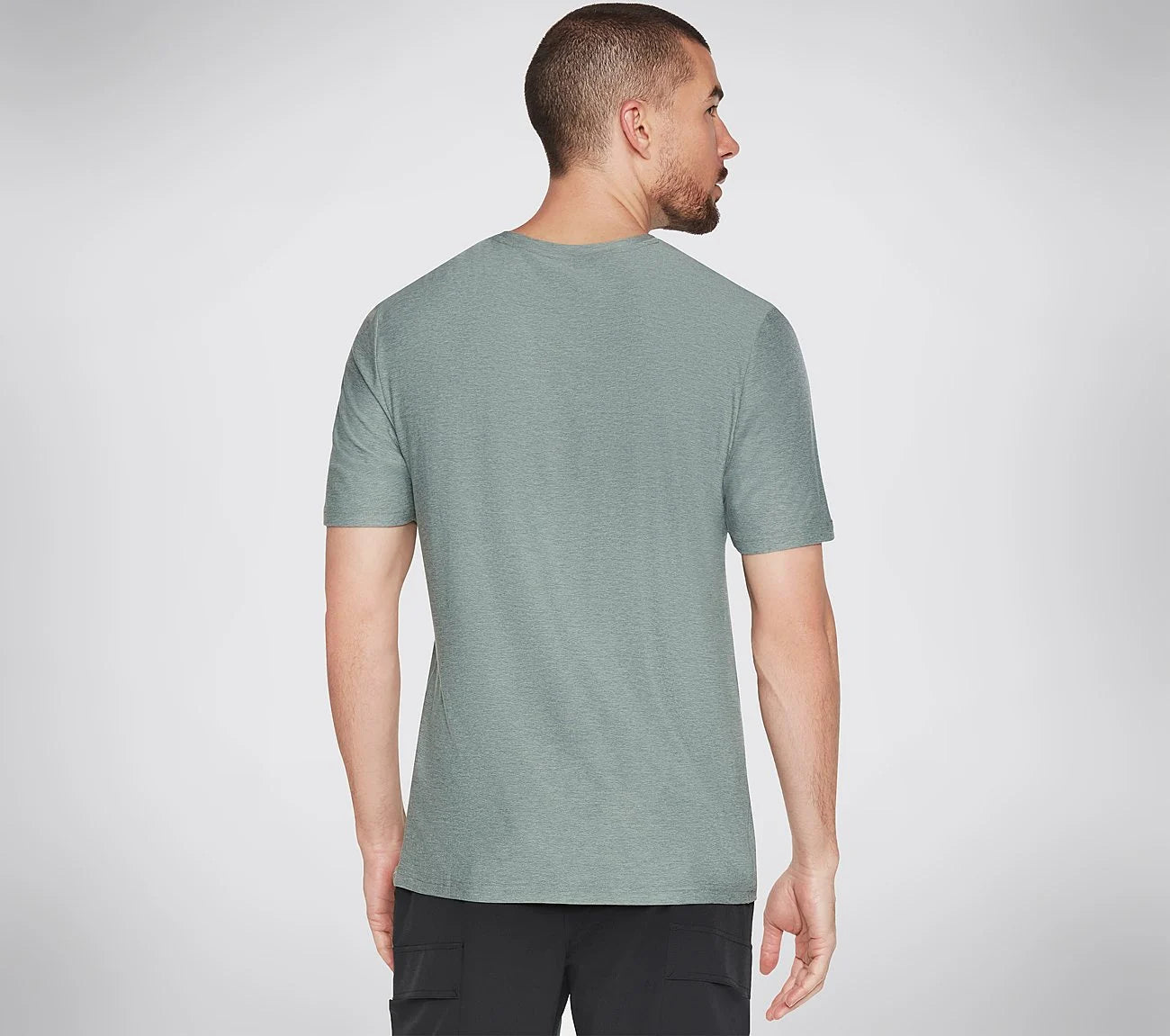 Mens Go Dri All Day Tee (Green/Black)
