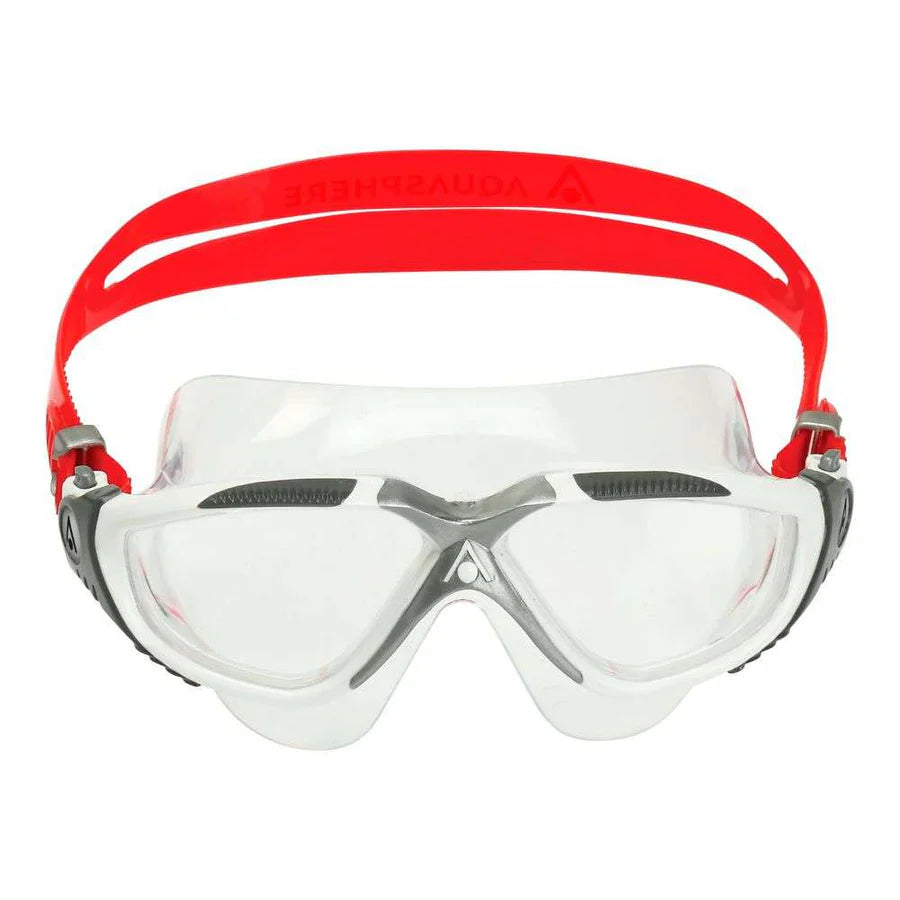Vista Adult Swim Mask (Clear/Red)