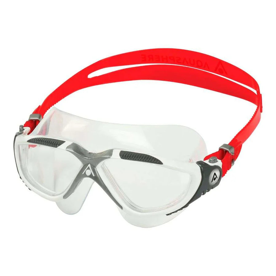 Vista Adult Swim Mask (Clear/Red)