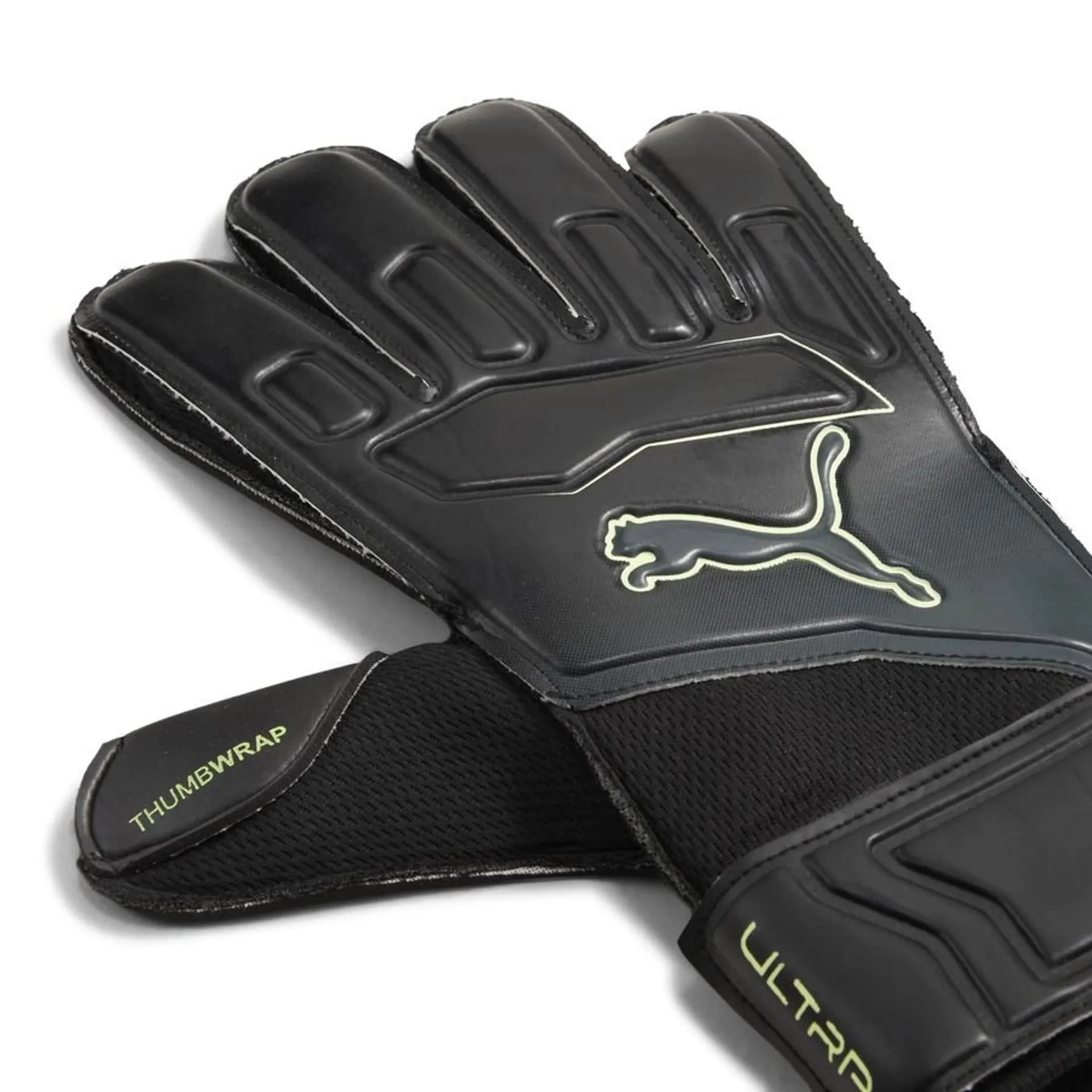 PUMA ULTRA Play Goalkeeper Gloves (Black/Fizzy Green)