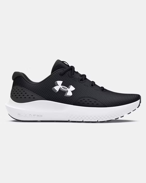 Mens UA Charged Surge 4 Trainer (Black/White)