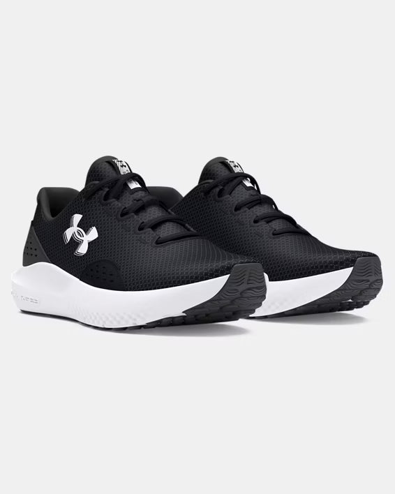Mens UA Charged Surge 4 Trainer (Black/White)