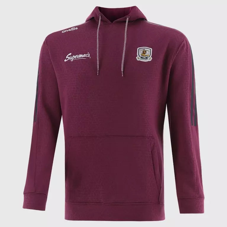 Adults Galway Hydra Tech Fleece Hoodie (Maroon/Marine/White)