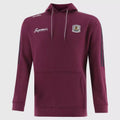 Kids Galway Hydra Tech Fleece Hoodie (Maroon/Marine/White)