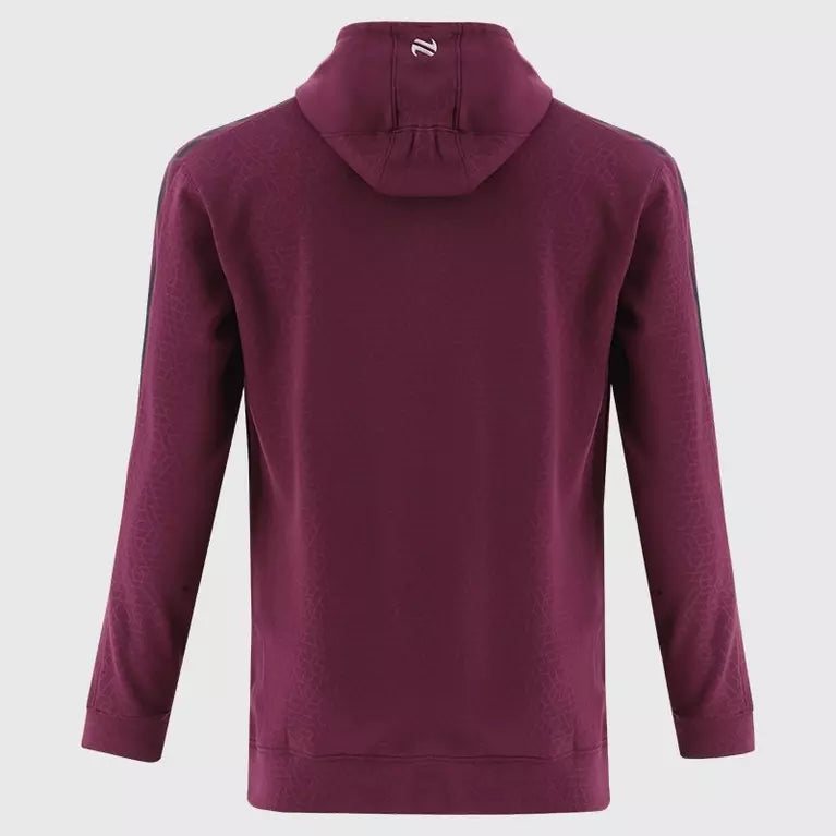 Adults Galway Hydra Tech Fleece Hoodie (Maroon/Marine/White)