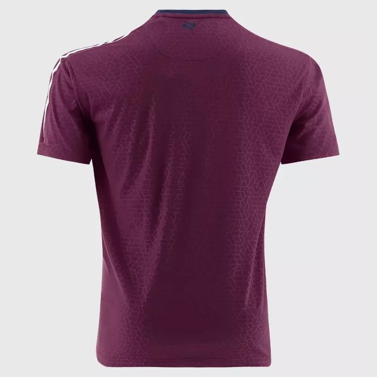 Adults Galway Hydra T-shirt (Maroon/Marine/White)