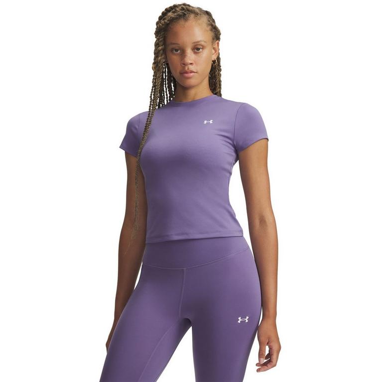 Womens Motion Fitted Short Sleeve (Purple)