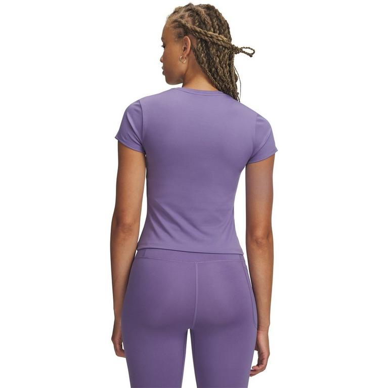 Womens Motion Fitted Short Sleeve (Purple)