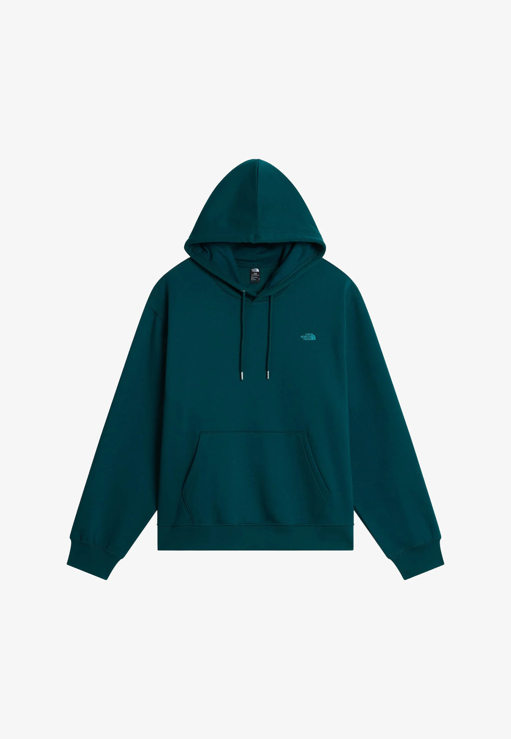 Mens Essential Simple Dome Relaxed Hoodie (Pacific Teal)