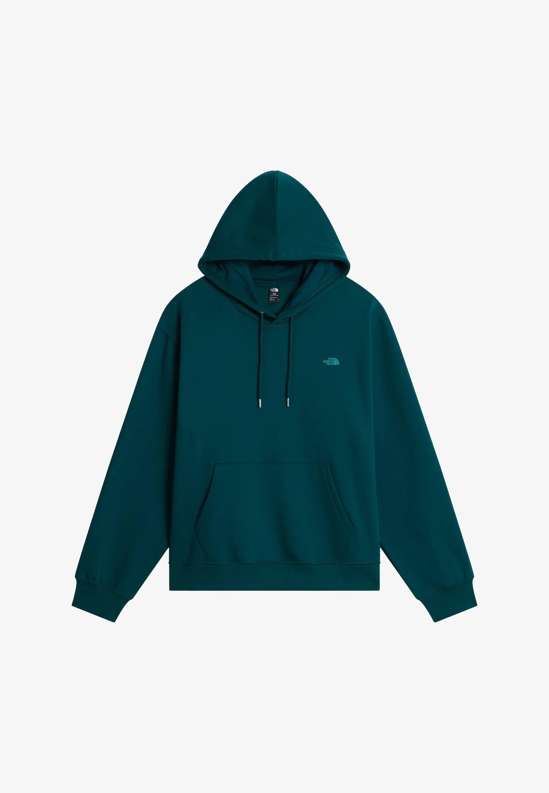 Mens Essential Simple Dome Relaxed Hoodie (Pacific Teal)