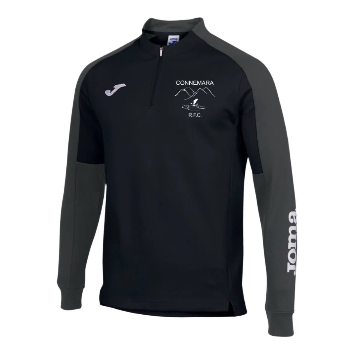 Connemara RFC Championship 1/4 Zip Top (Black/White)