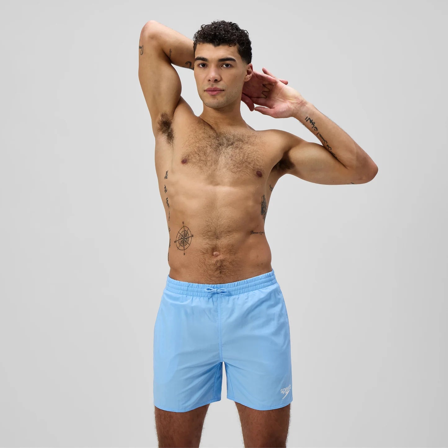 Mens Essentials 16" Watershort (Light Blue)