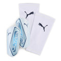 ULTRA Light Football Sleeves Shinguards (Icy Blue/White)