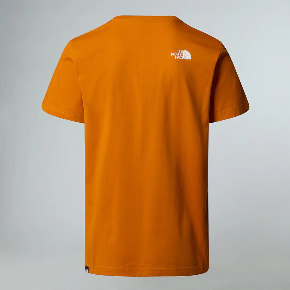 Mens Simple Dome Tee (Agate Orange)