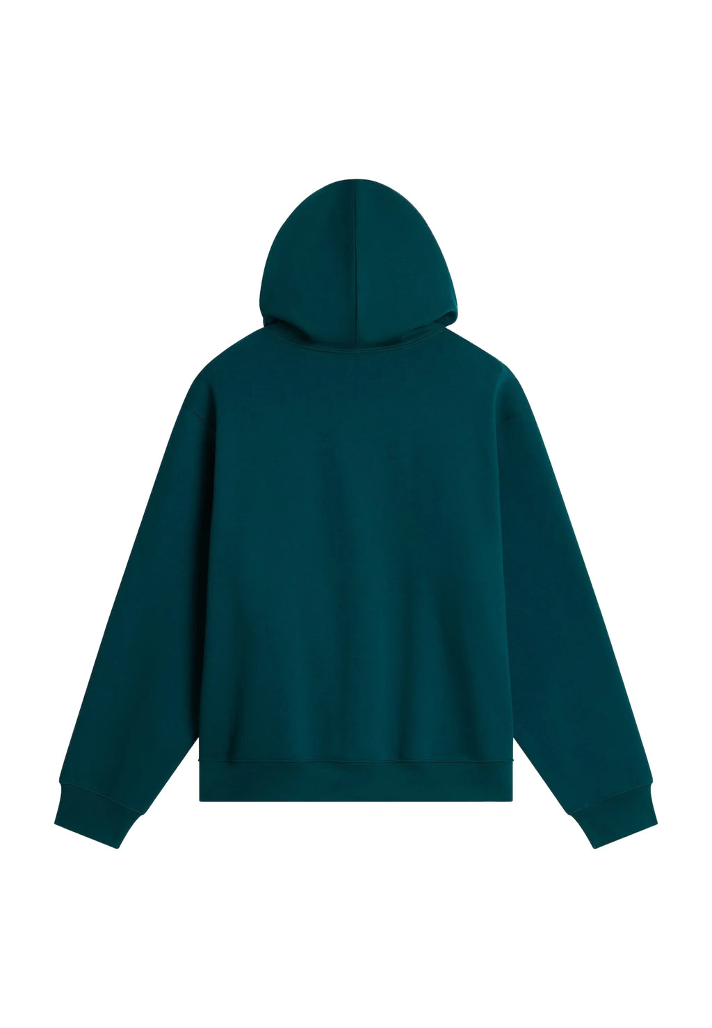 Mens Essential Simple Dome Relaxed Hoodie (Pacific Teal)