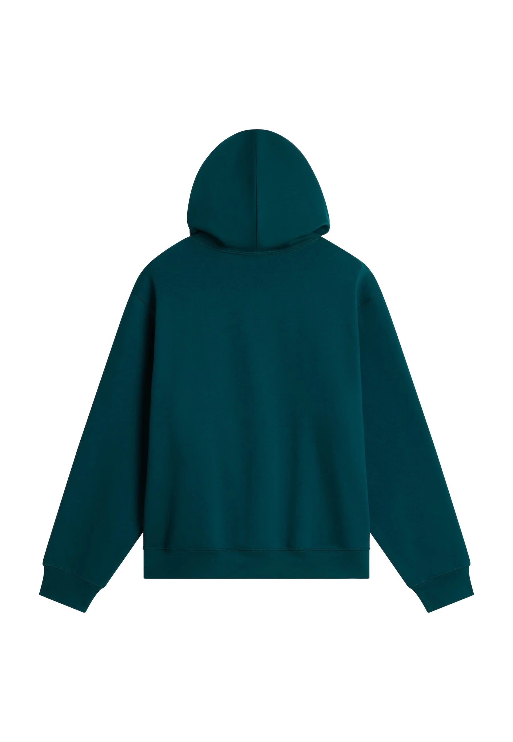 Mens Essential Simple Dome Relaxed Hoodie (Pacific Teal)