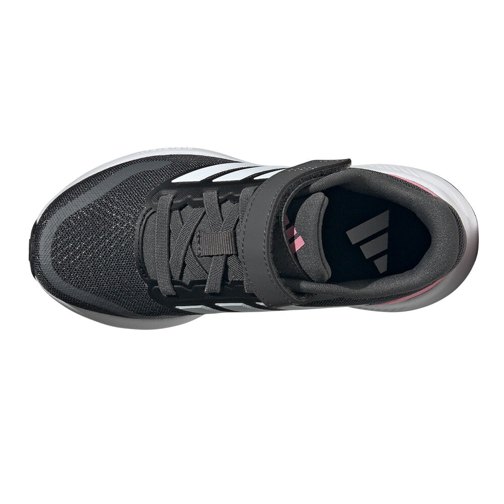 Junior Runfalcon 5 Trainers (Black/Pink)