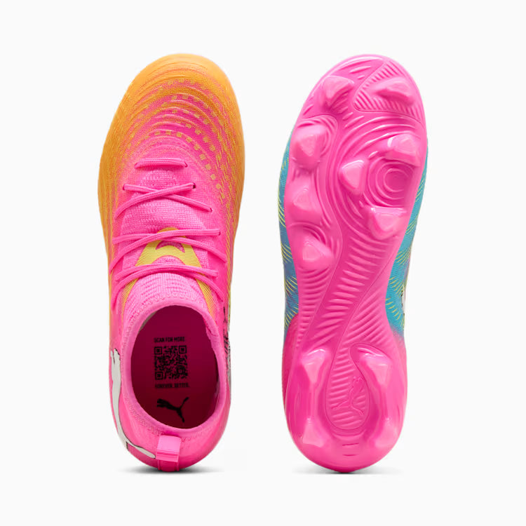 Future 9 Match FG/AG Junior (Poison Pink/Sun Stream/Bright Aqua)