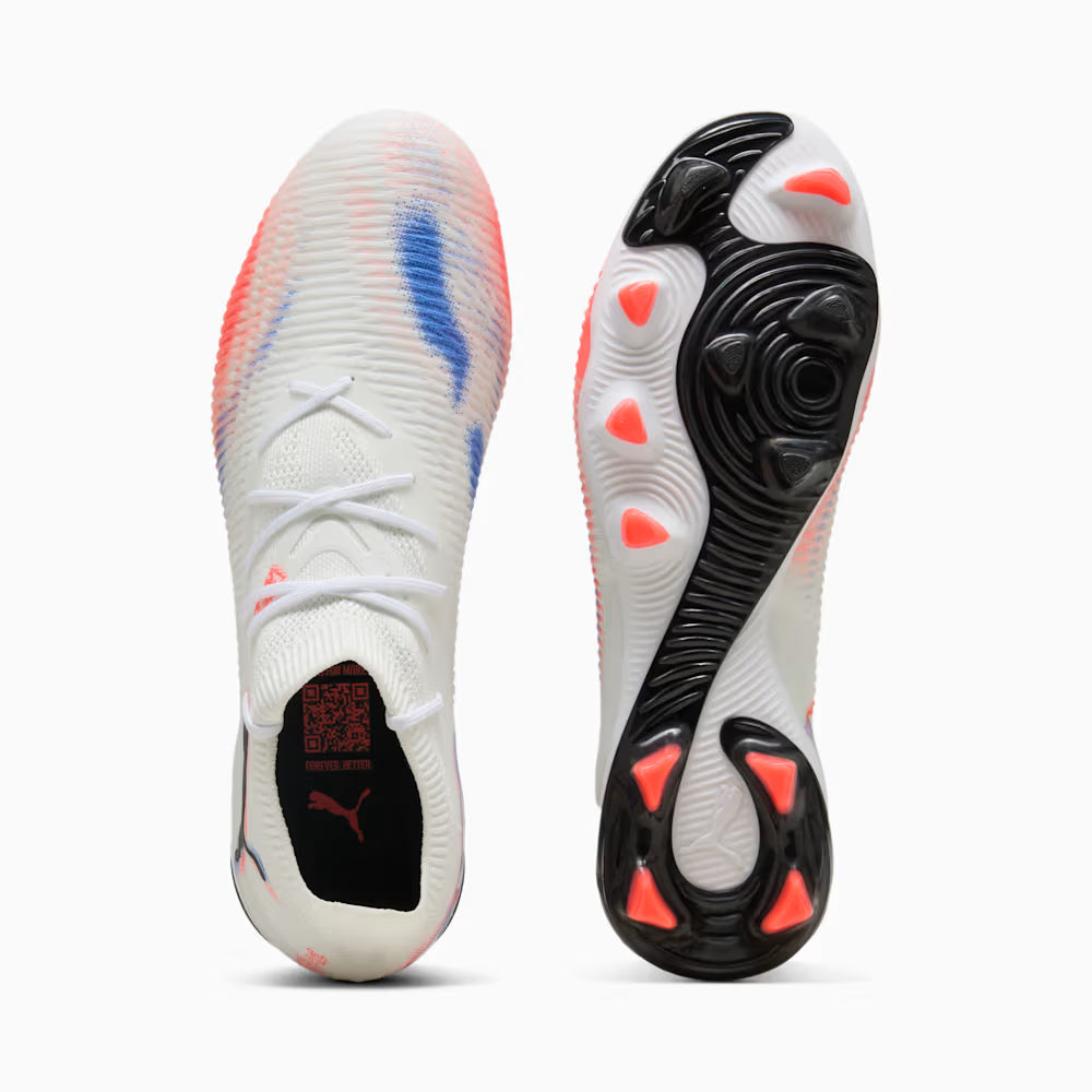 Future 8 Match FG/AG Jr (White/Black/Glowing Red)