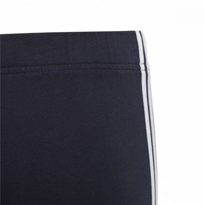 Womens 3 Strip Leggings (Navy/White)