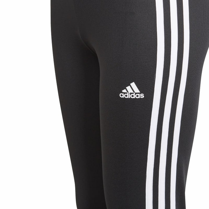 Girls 3 Stripe Tight (Black/White)