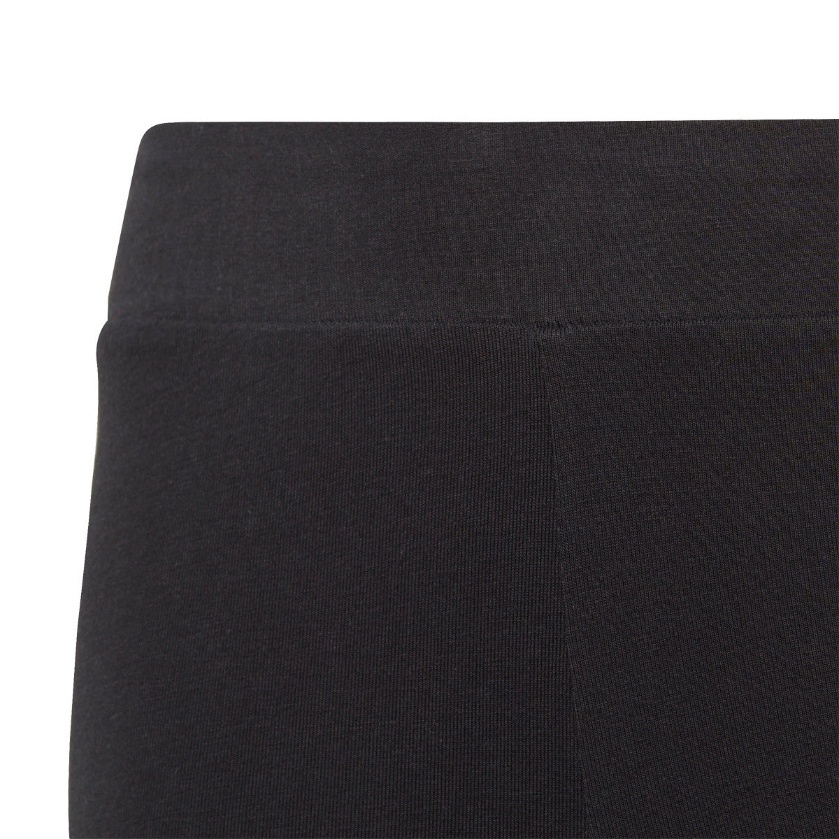 Girls 3 Stripe Shorts (Black/White)