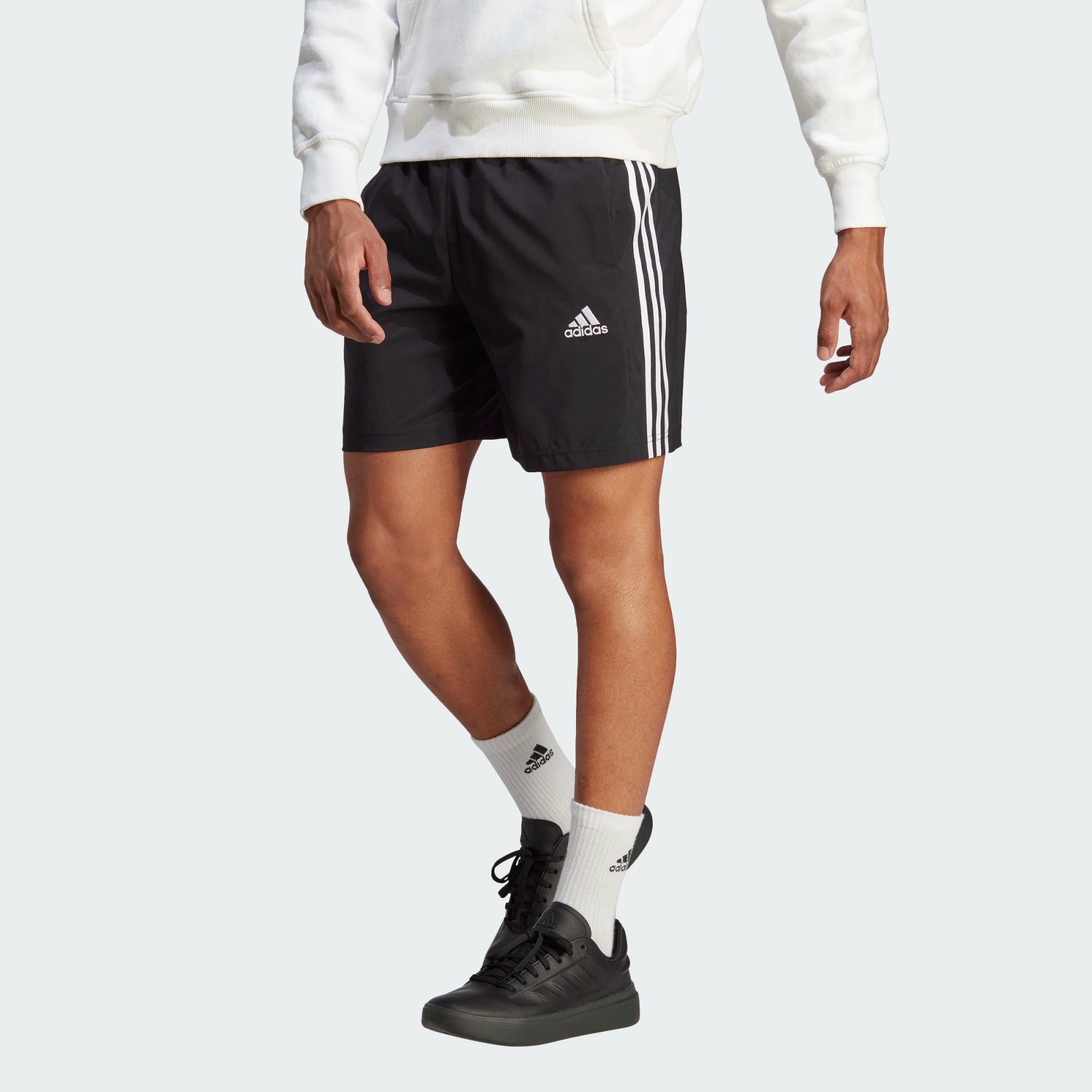 Mens 3S Chelsea Shorts (Black/White)