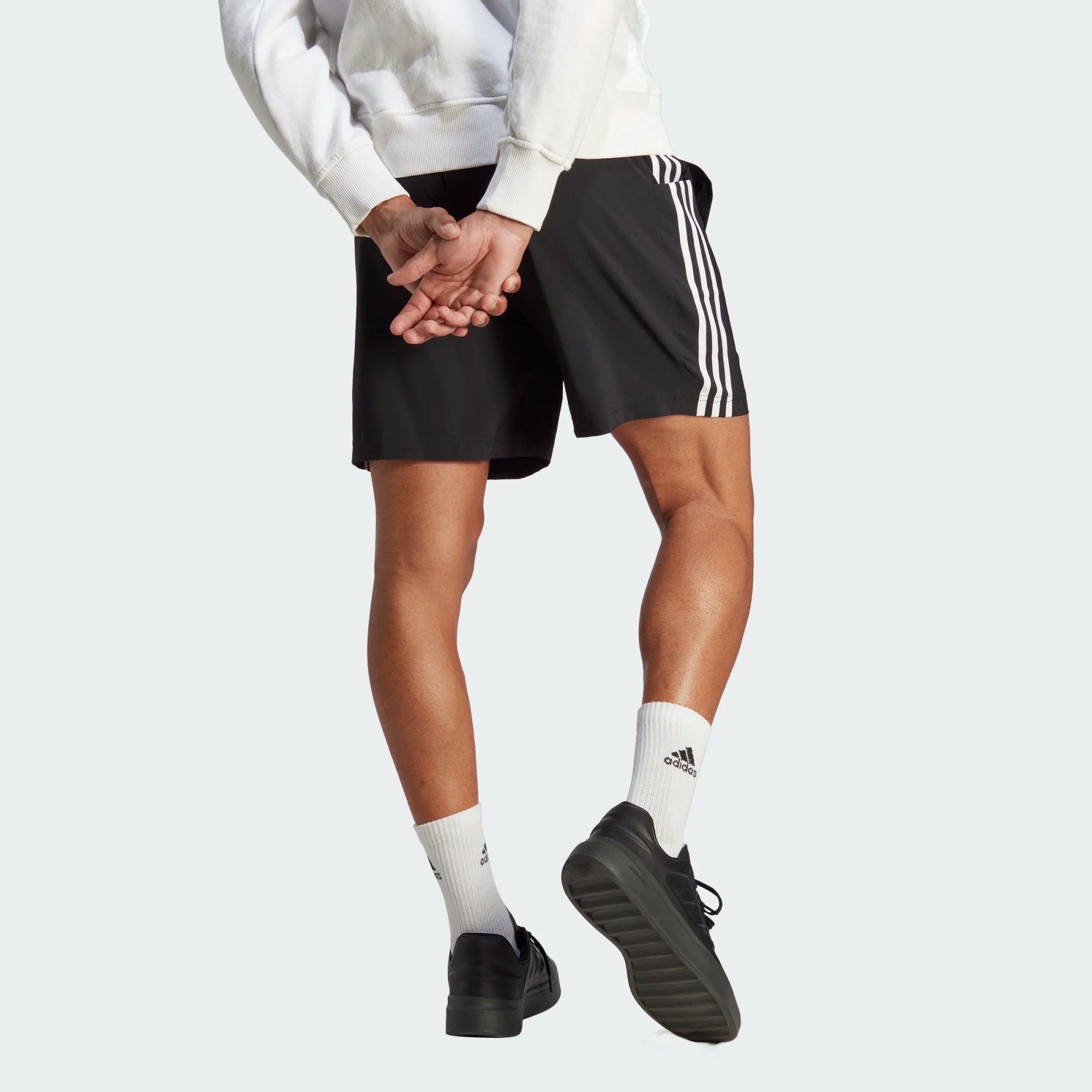 Mens 3S Chelsea Shorts (Black/White)