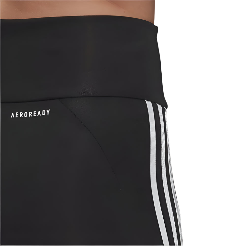 Womens 3 Stripe 3/4 Tight (Black/White)