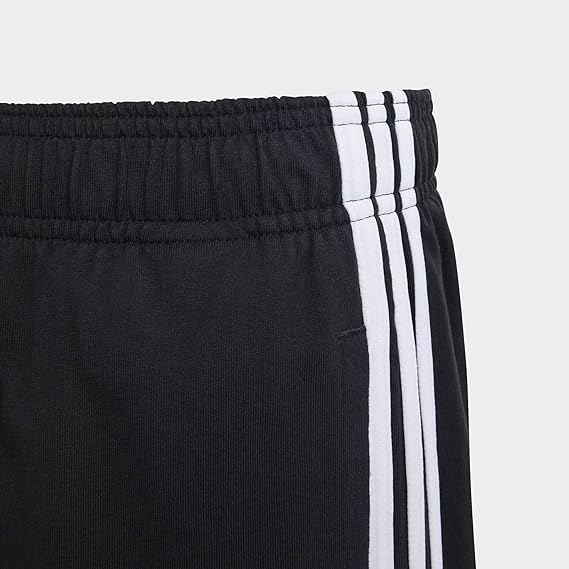 Boys 3 stripe Short (Black/White)