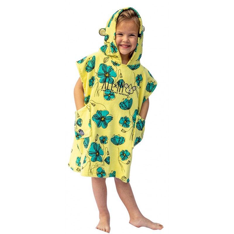 All In Baby Poncho (Yellow/Green)