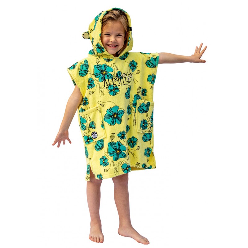All In Baby Poncho (Yellow/Green)