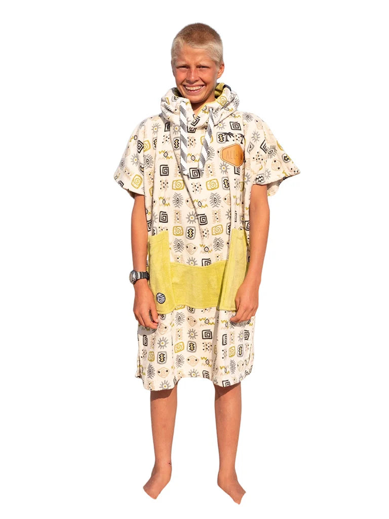 All in Kids Poncho (Botswana/Green)