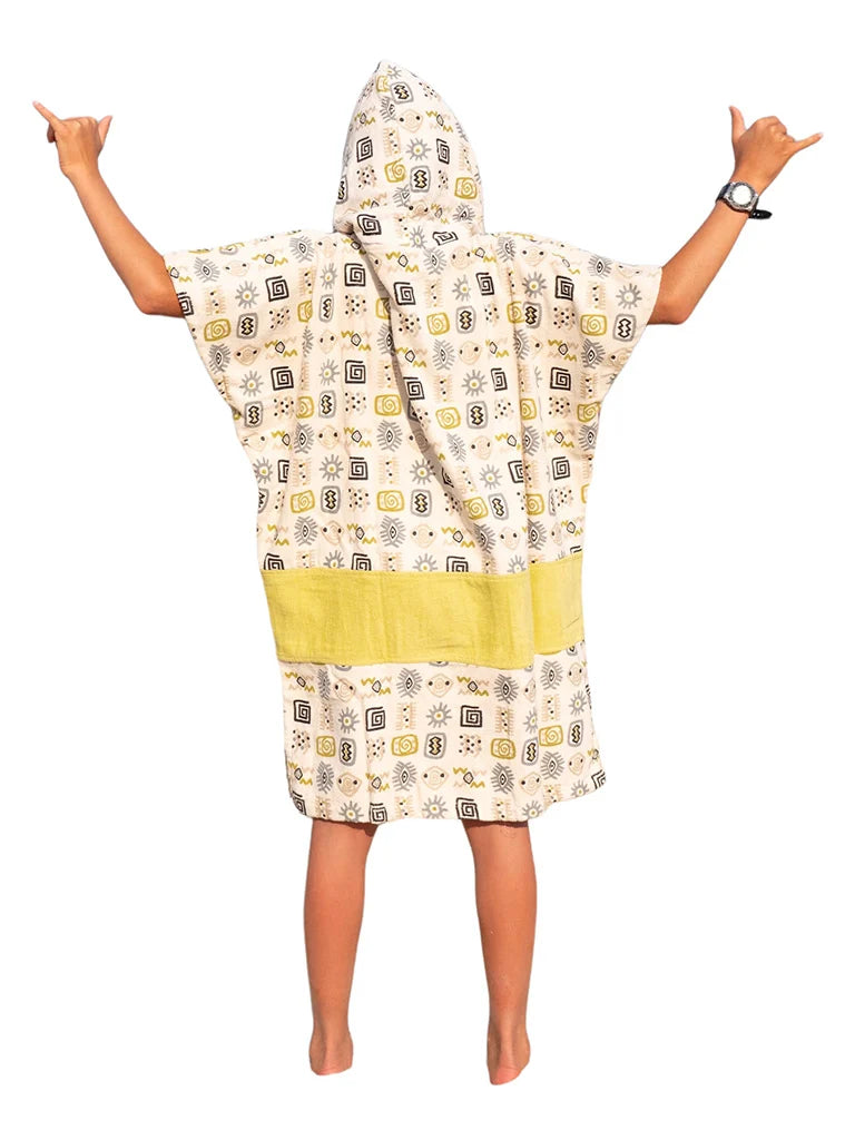 All in Kids Poncho (Botswana/Green)