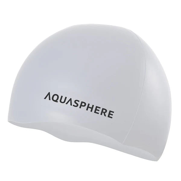Silicone Swim Cap (White)
